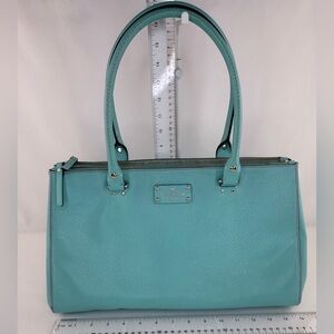 Kate Spade Wellesley Martine tote in aqua blue